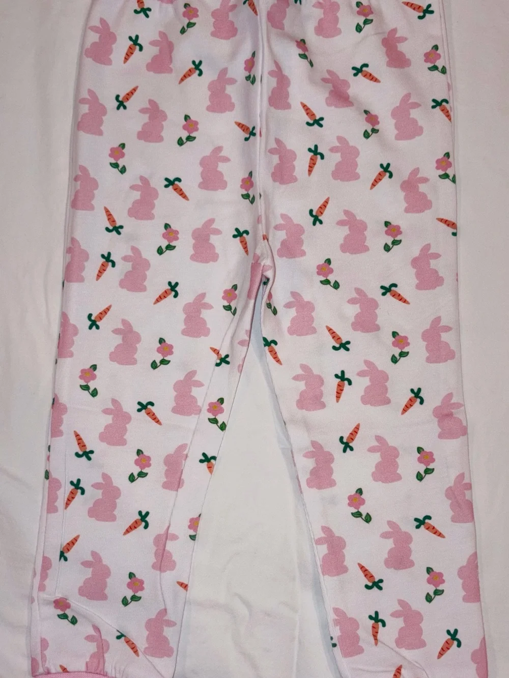 Classic Whimsy Bunny & Carrots pink pajama set sz 24 months NWT